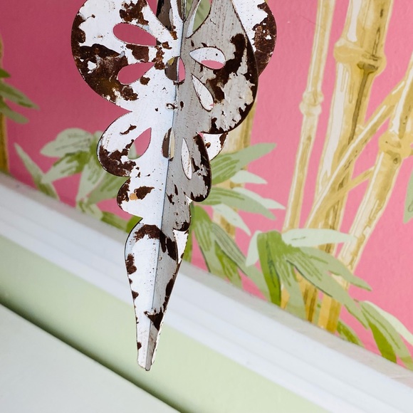 New Anthropologie Shabby Chic Holiday Ornament with Rope Tie - Picture 15 of 15